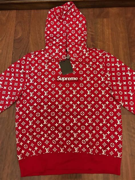 authentic supreme lv hat|supreme x Louis Vuitton hoodie.